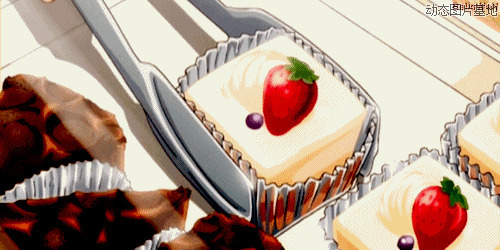 简单水果蛋糕图片