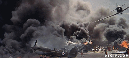 战争片中的爆炸场面图片