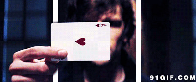 玩魔术变扑克牌图片