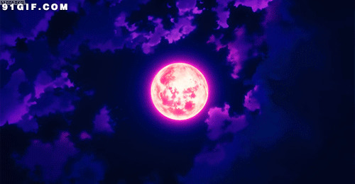 红月亮的图片