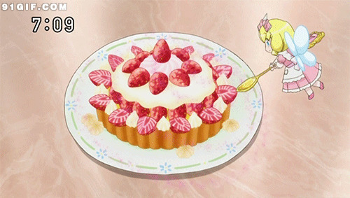 草莓蛋糕卡通图片