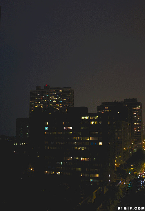 城市夜空图片