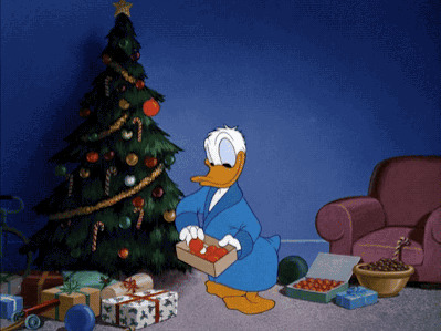 唐老鸭的圣诞树动画图片