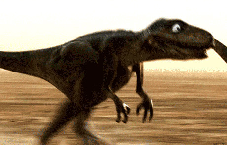 恐龙奔跑动态图
