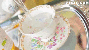 茶杯冲水gif图片