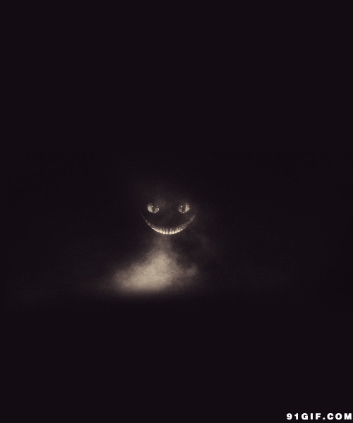 夜晚狰狞的月光闪图
