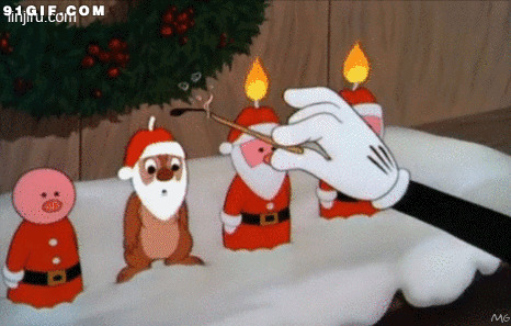 机智的圣诞老人卡通图片