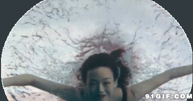 潜水游泳动态图片