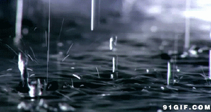 雨水滴落动态图