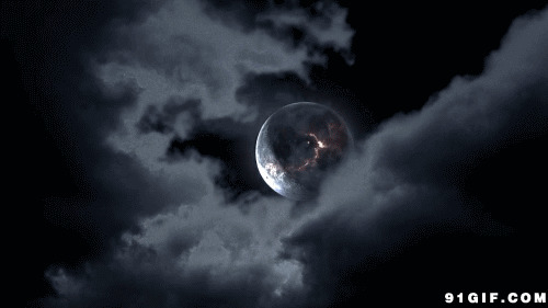 月球异象梦幻动态图