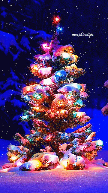 创意圣诞树唯美动态图