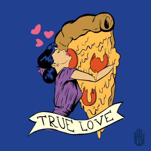 最爱披萨动画图片
