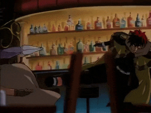 酒吧格斗动画图片