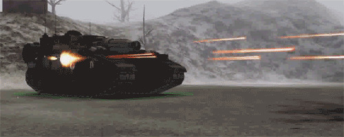 坦克连续发炮动态图