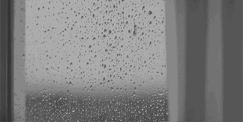 玻璃窗外的雨gif图片