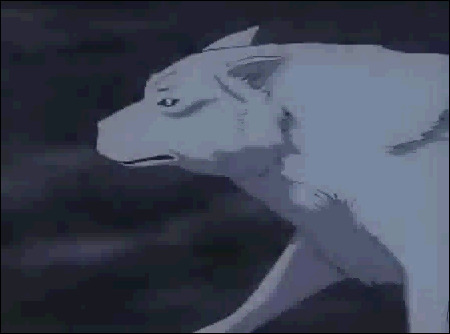 奔跑的恶狼卡通动态图片