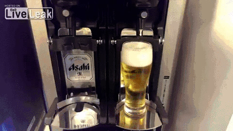 全自动啤酒机gif素材