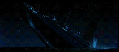 泰坦尼克号沉没gif图片
