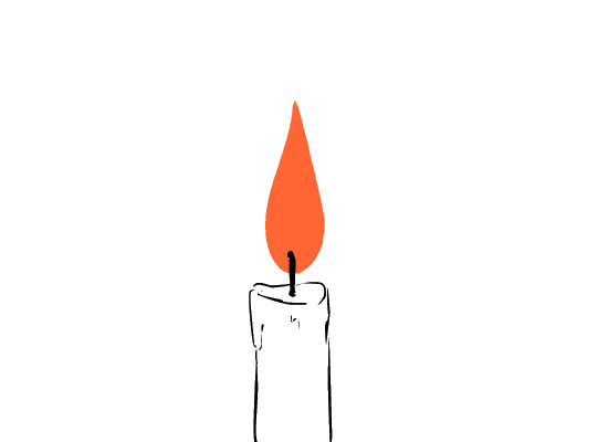 蜡烛点燃的动图