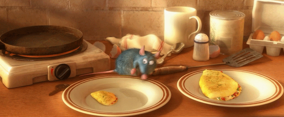 老鼠做煎饼动态图片