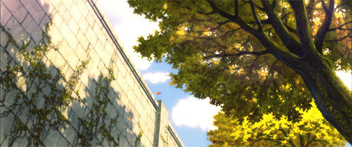 在一个落叶的午后动画图片