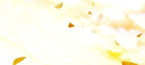 枫叶飘落的美景动画图片