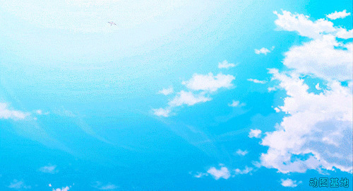 迎风飞翔的纸飞机动画图片