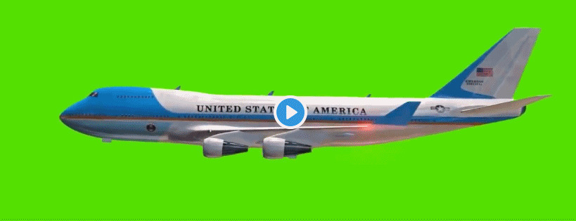 空中大客机动画图片