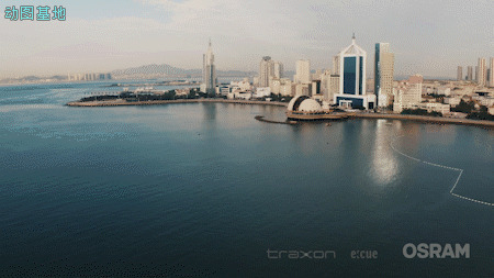 海边的城市GIF图片