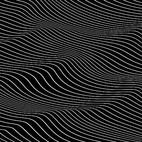 波浪形白线条动态素材图片