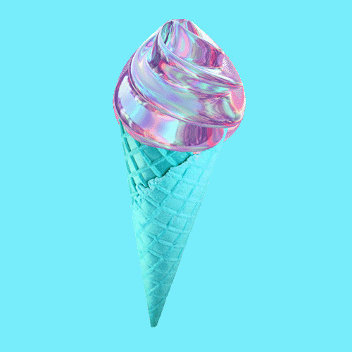 冰淇淋的创意GIf素材图片