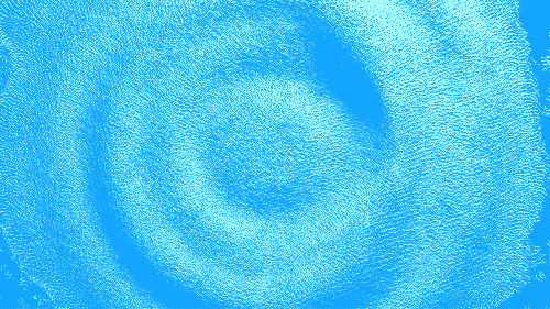绽放的蓝色水波动态图片
